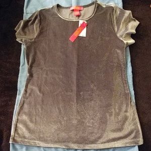 Shiny Round Neck Shirt